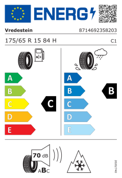 175/65 R 15 tl. 84H Vredestein Quatrac